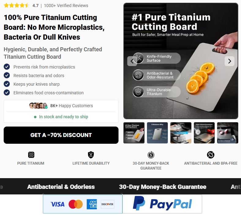 Katuchef Reviews & Titanium Cutting Board – Legit or Complaints?